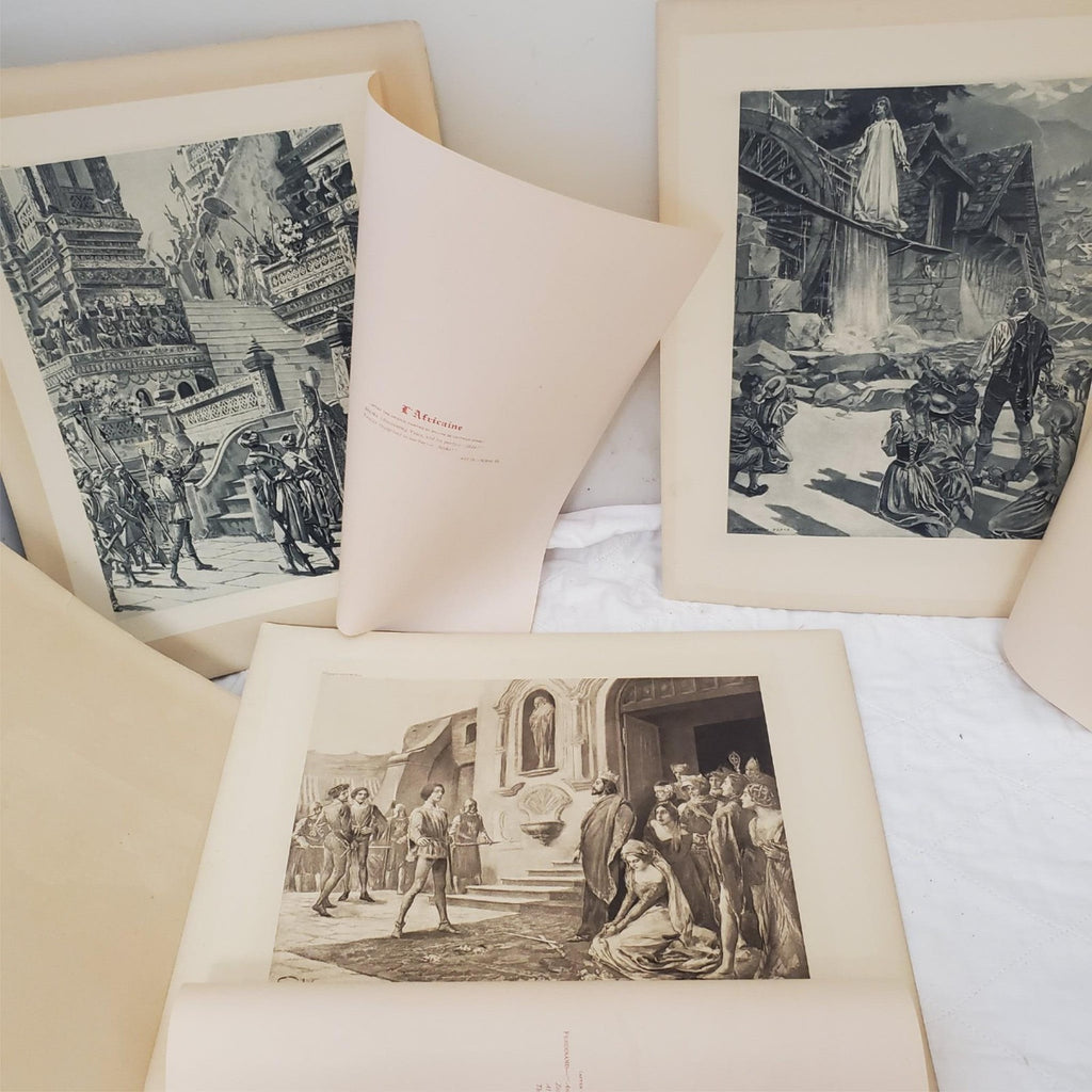 Lot of Antique Vintage Photogravure  Steeple Davis Misc Artist Prints