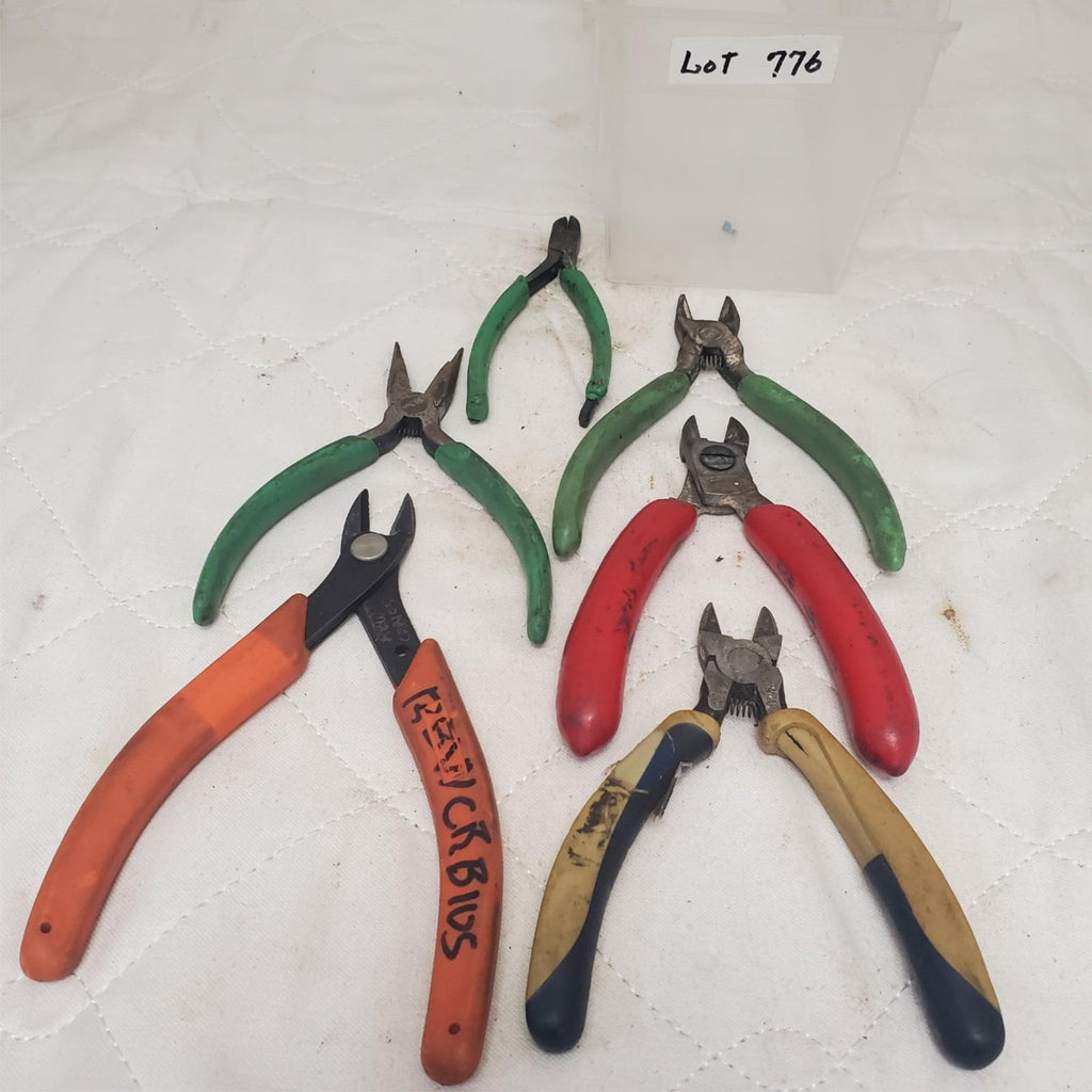 Lot of 6 Assorted Maxi-Shear Flush Wire Cutters LOT-776