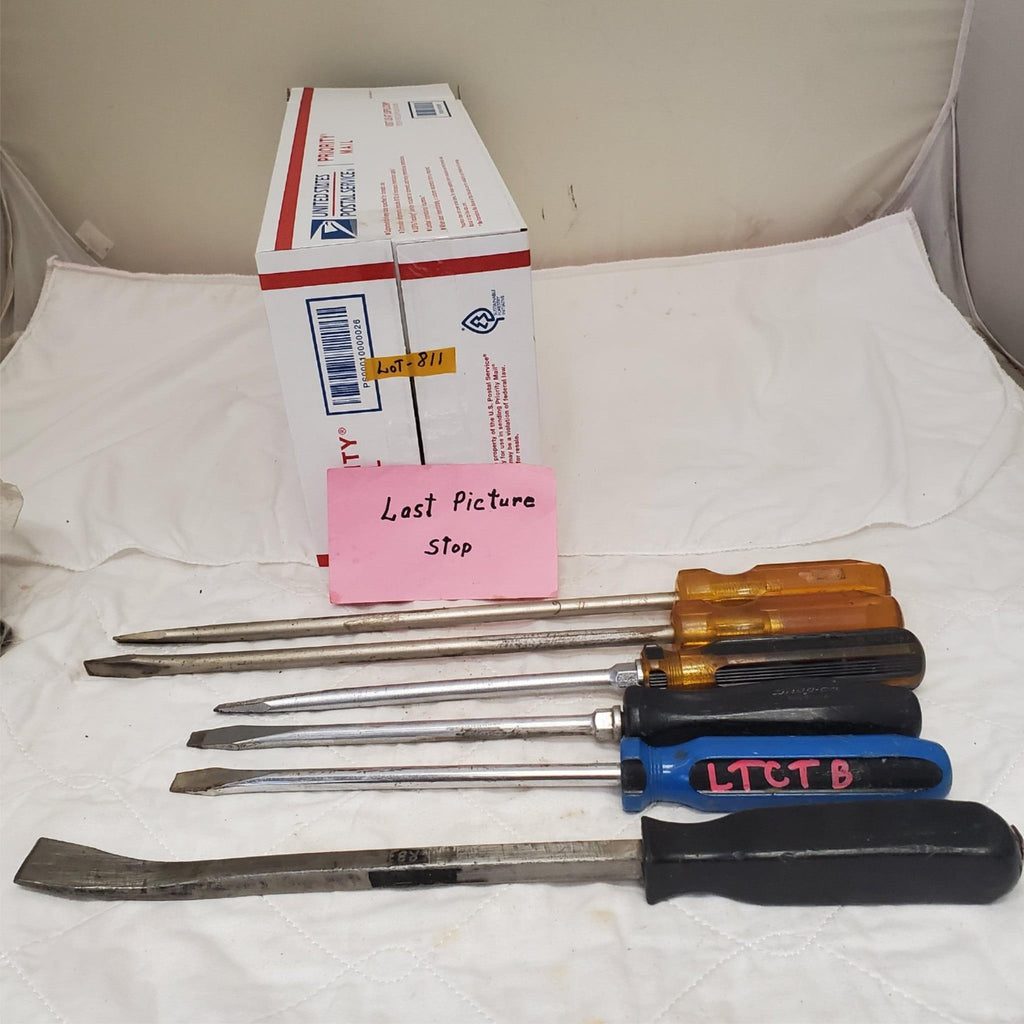 Lot of 6 Stanley Snap-on Armstrong Vintage Screwdrivers LOT-811