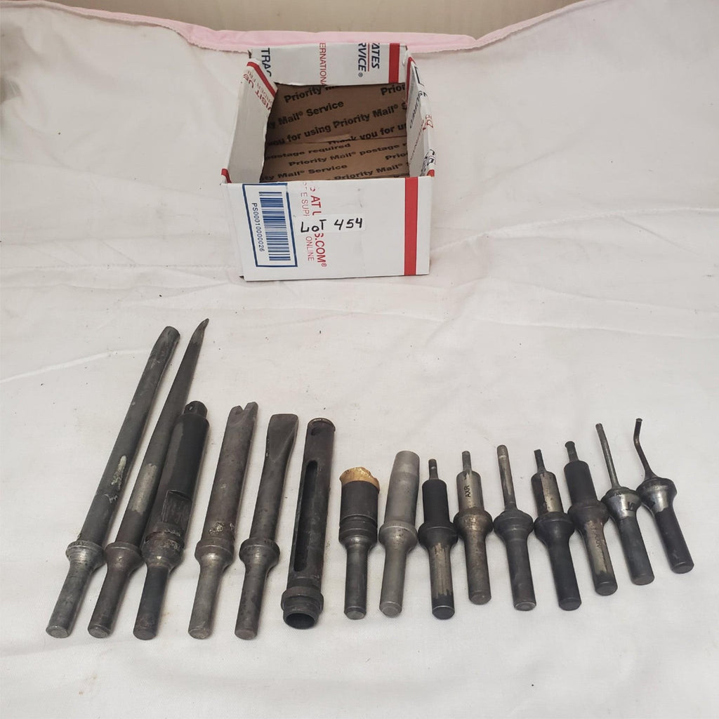 Lot of 15 Assorted Rivet Punches Set LOT-454