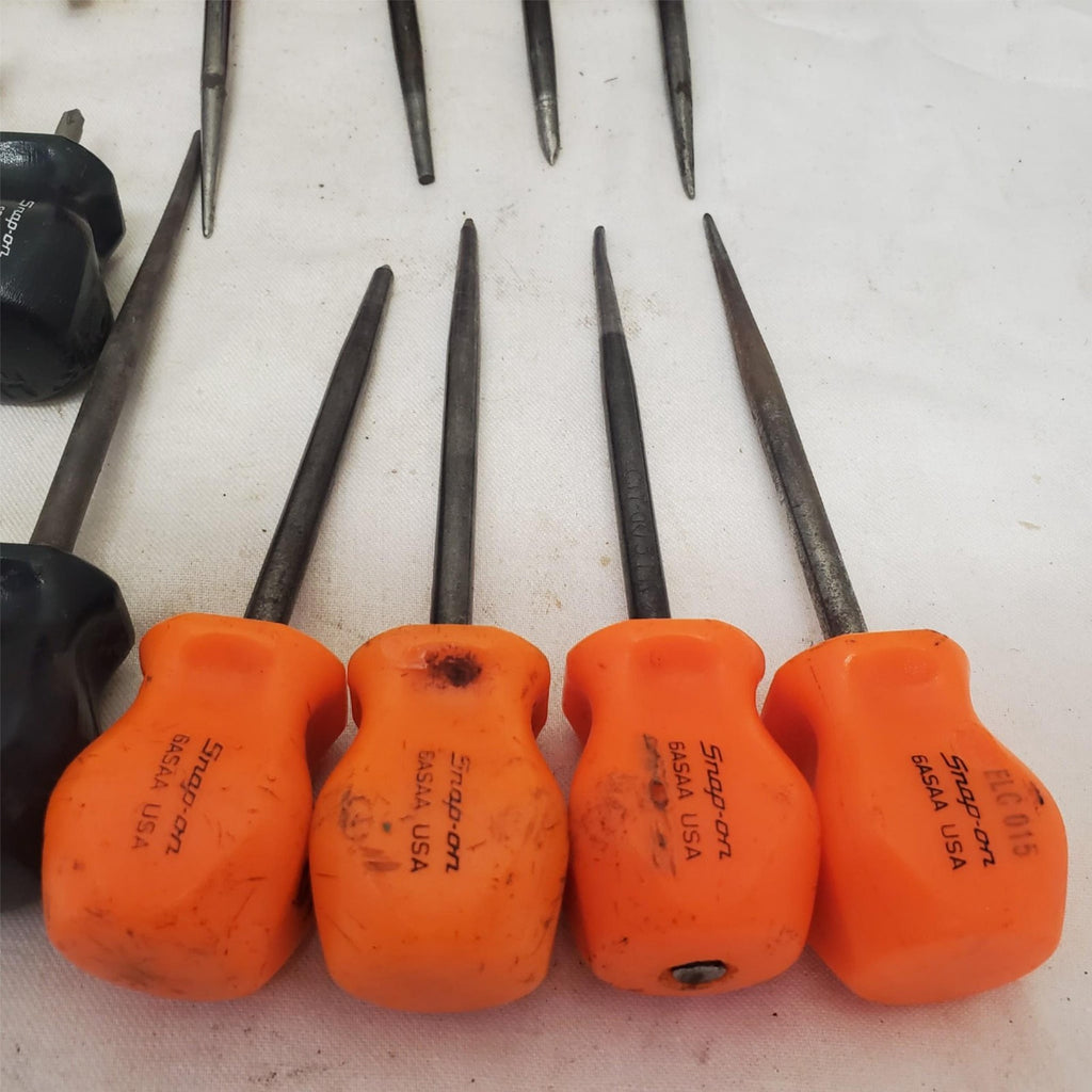 Lot of 21 Assorted Snap-on Flat Head Slotted Nut Driver & More LOT-160
