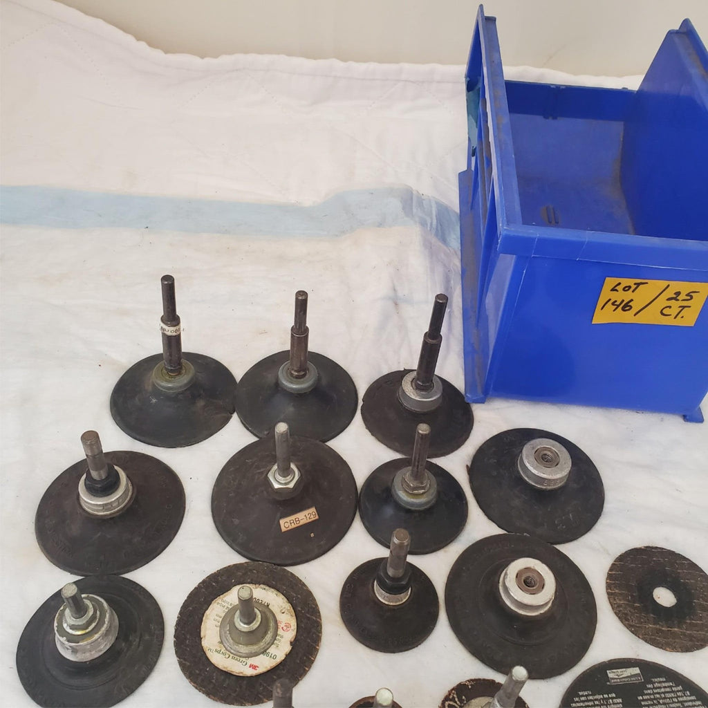 Lot of 25 Grinder Cutter Drill Bit Attachments LOT-146