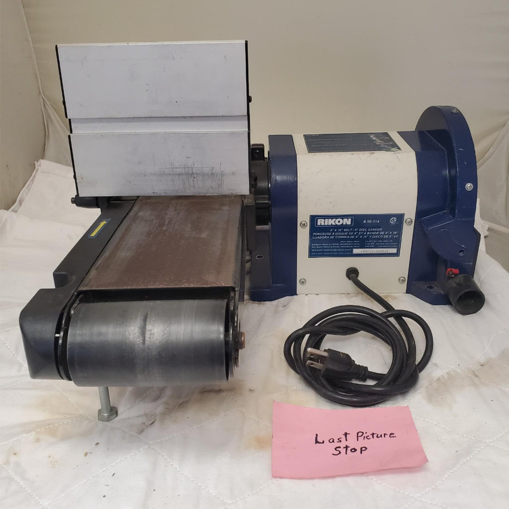 Rikon 50-114 4 inch x 36 inch Belt - 8 inch Disc Sander
