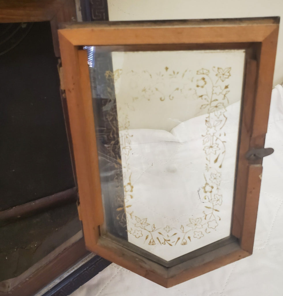 Vintage 1920s Seikosha Octagon Drop Regulator Wall Clock Japan Schoolhouse Style