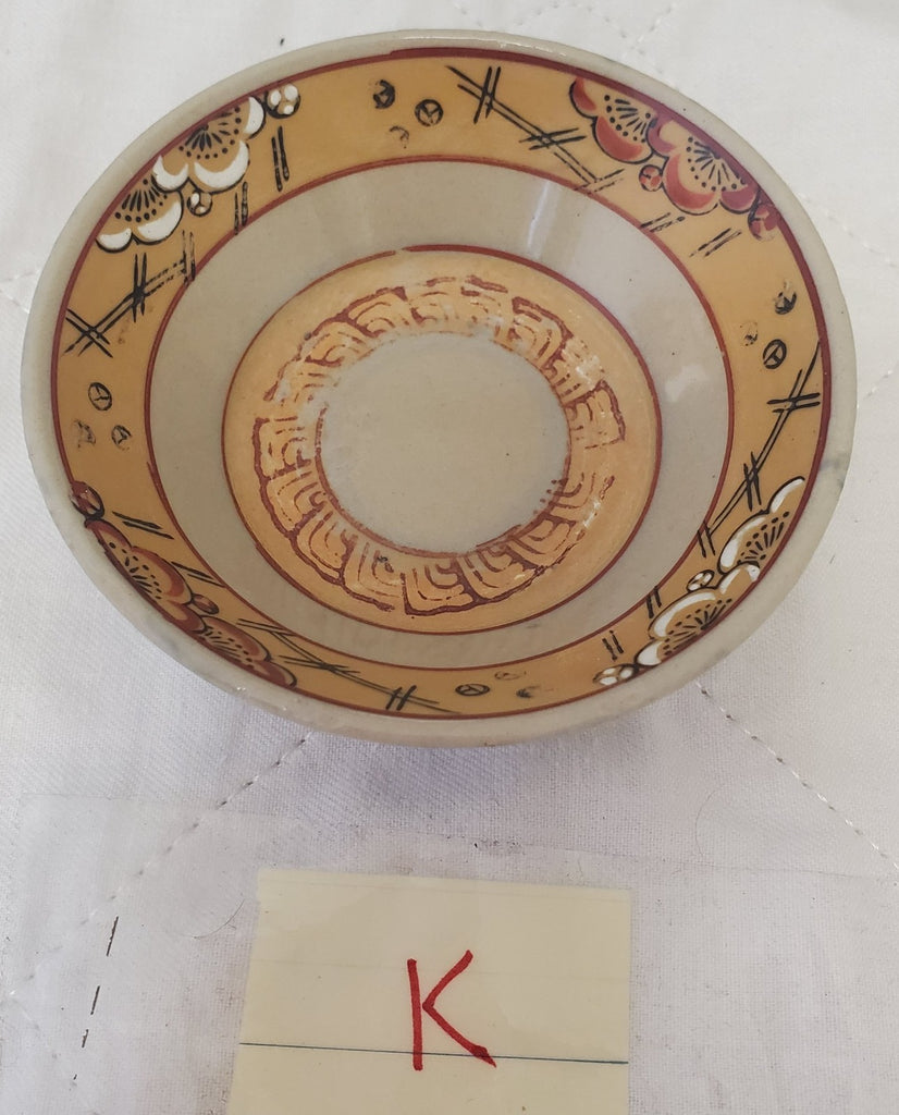 Lot of Vintage Niagara Falls Souvenir Japanese Style Miniature Cup Saucer & Vase