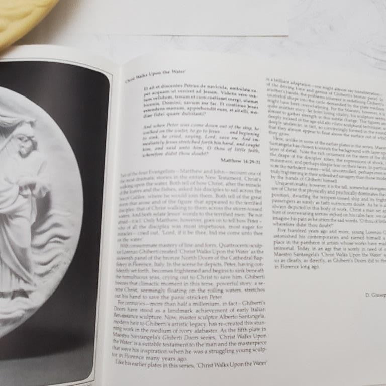 Studio Dante Di Volteradici Adorazione Dei Magi and La Nativita Plate