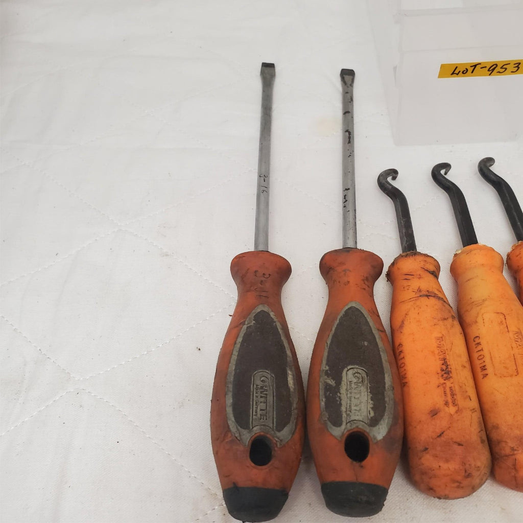 Lot of 5 Matco Pick & Hook Set & Witte Flathead Screwdriver LOT-953