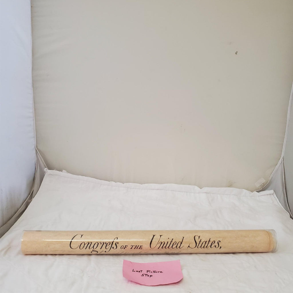 Bill of Rights Poster on Hand-Finished Antiqued Parchment Paper
