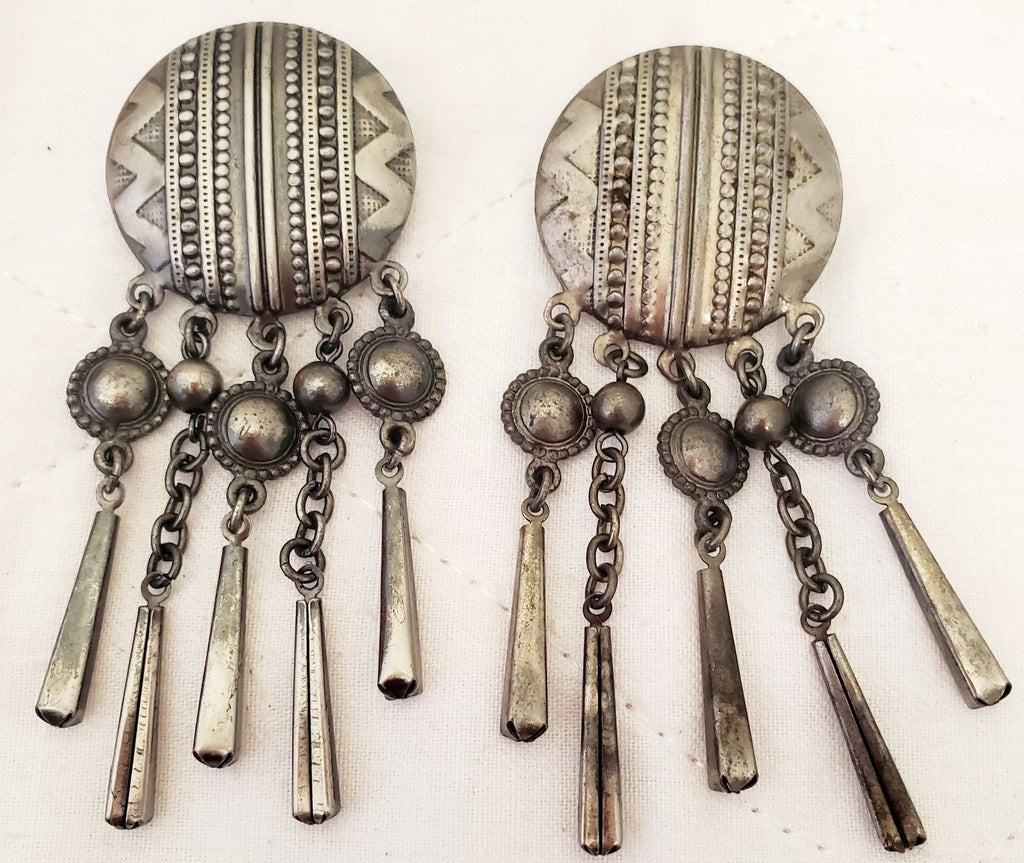 Lot of 7 Vintage Retro Dangle Stud Earrings