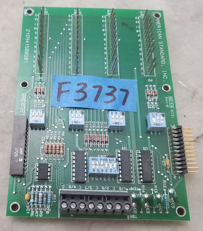 Used American Standard OEM Trane 21D941588G01 Control Sister Board BRD0981