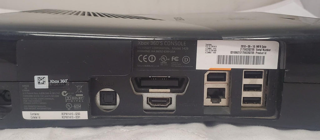 Microsoft Xbox360 S 1439 Black Console
