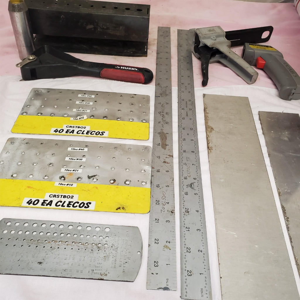 Lot of Misc. Tools Rulers 3M Epoxy Applicator Gun DMA 50