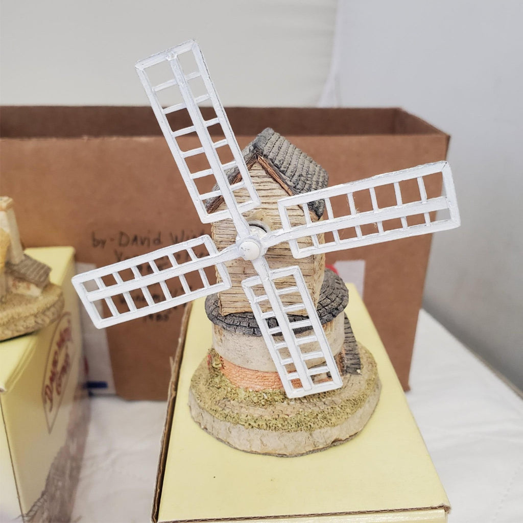 David Winter's The Windmill & Yeomans Farm House Handmade & Hand Painted