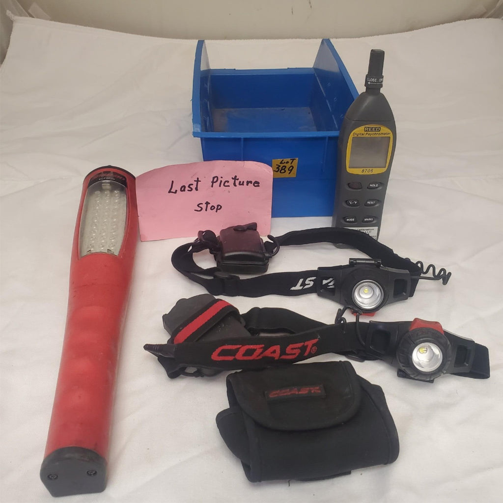 Reed Instruments 8706 Digital Psychrometer And Light Lot-389