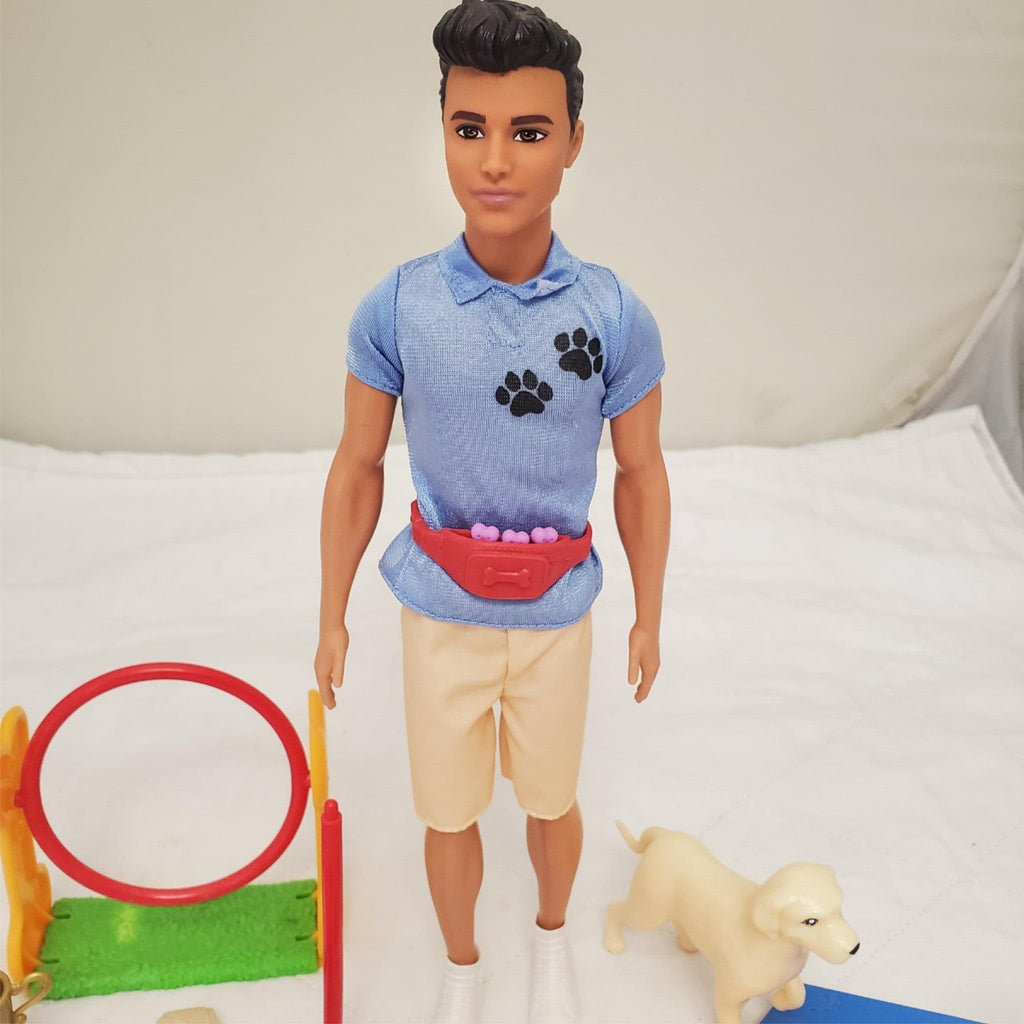 2019 Mattel Barbie Doll You Can Be Anything Dog Trainer Playset