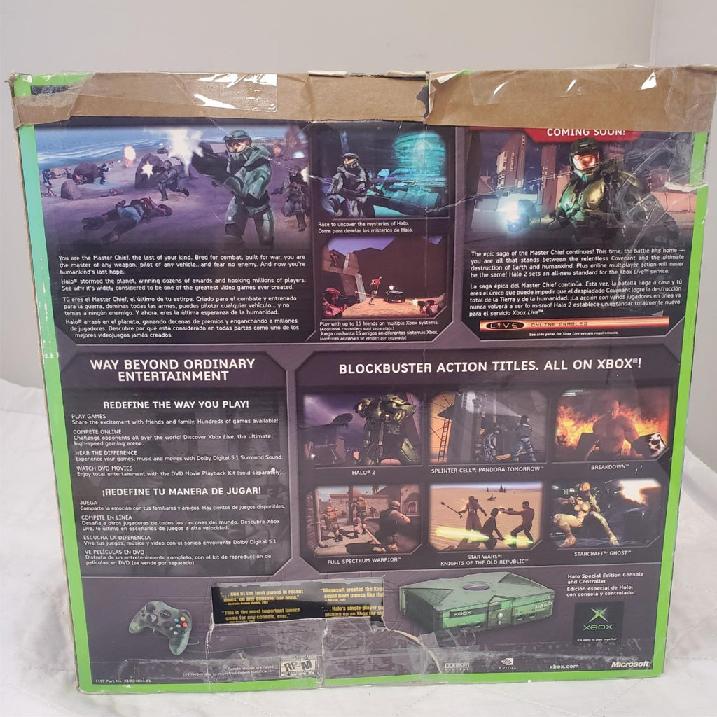 Microsoft Halo Combat Evolved Special Edition Xbox Video Game System Console