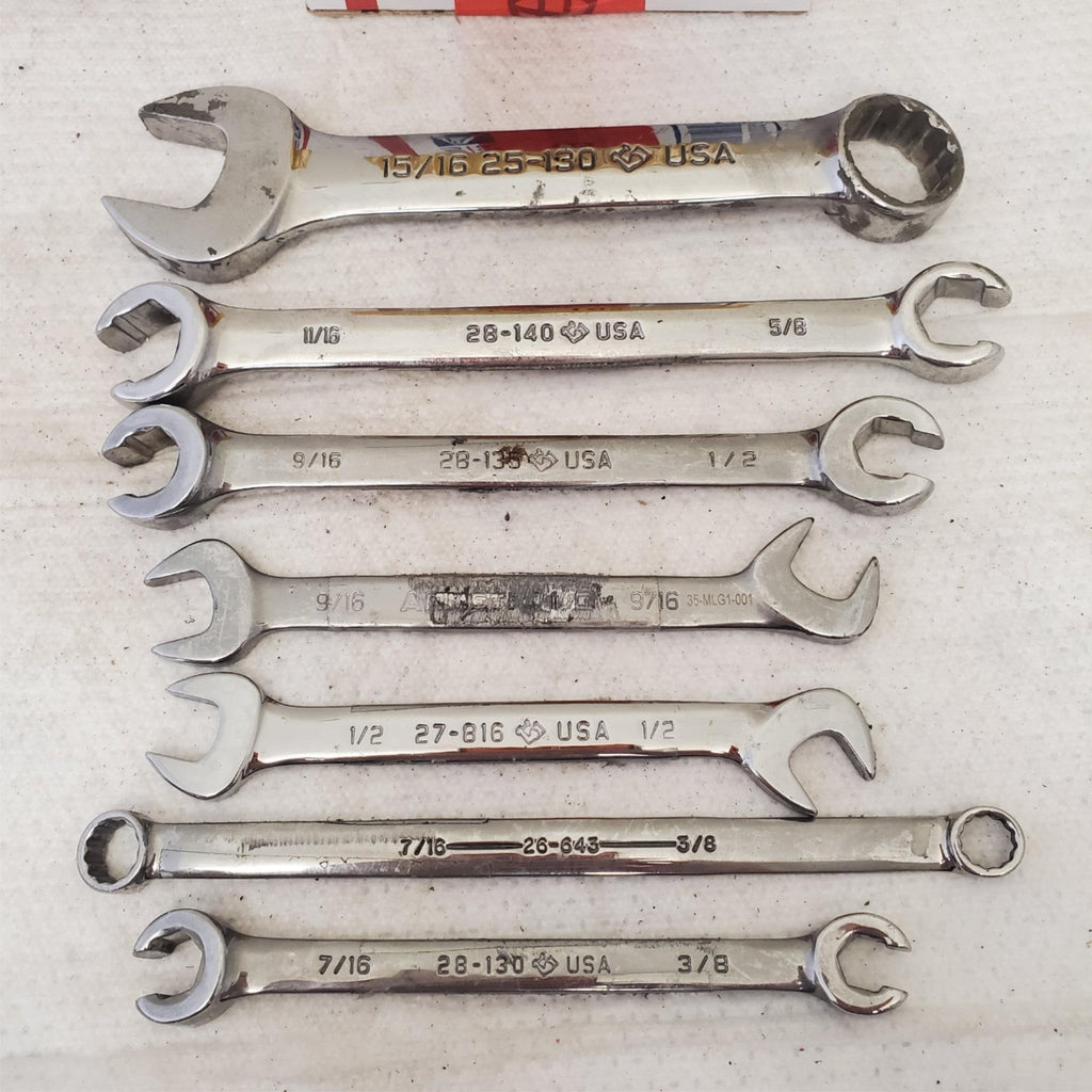 Lot of Assorted Armstrong Combination, Open Ended & other Wrenches LOT 103