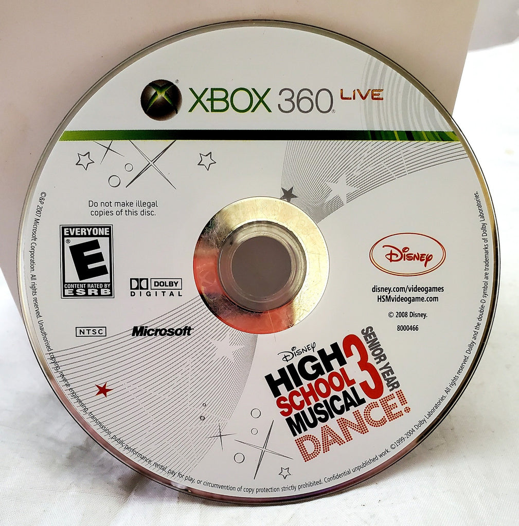 High School Musical 3 Senior Year Dance! Microsoft Xbox 360 Game DISC ONLY