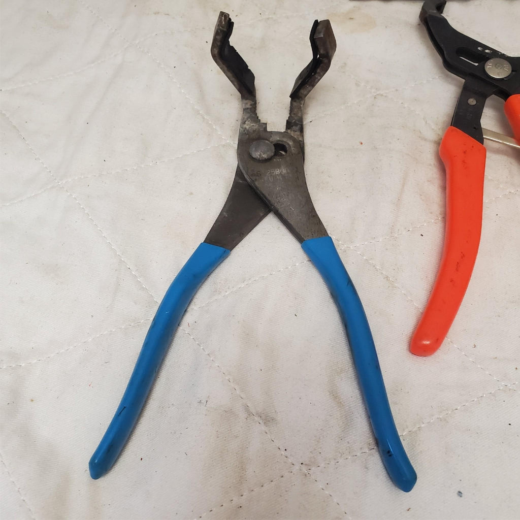 Lot of 3 Duct Cutter & Adjustable Oil Filter Pliers Set LOT-881