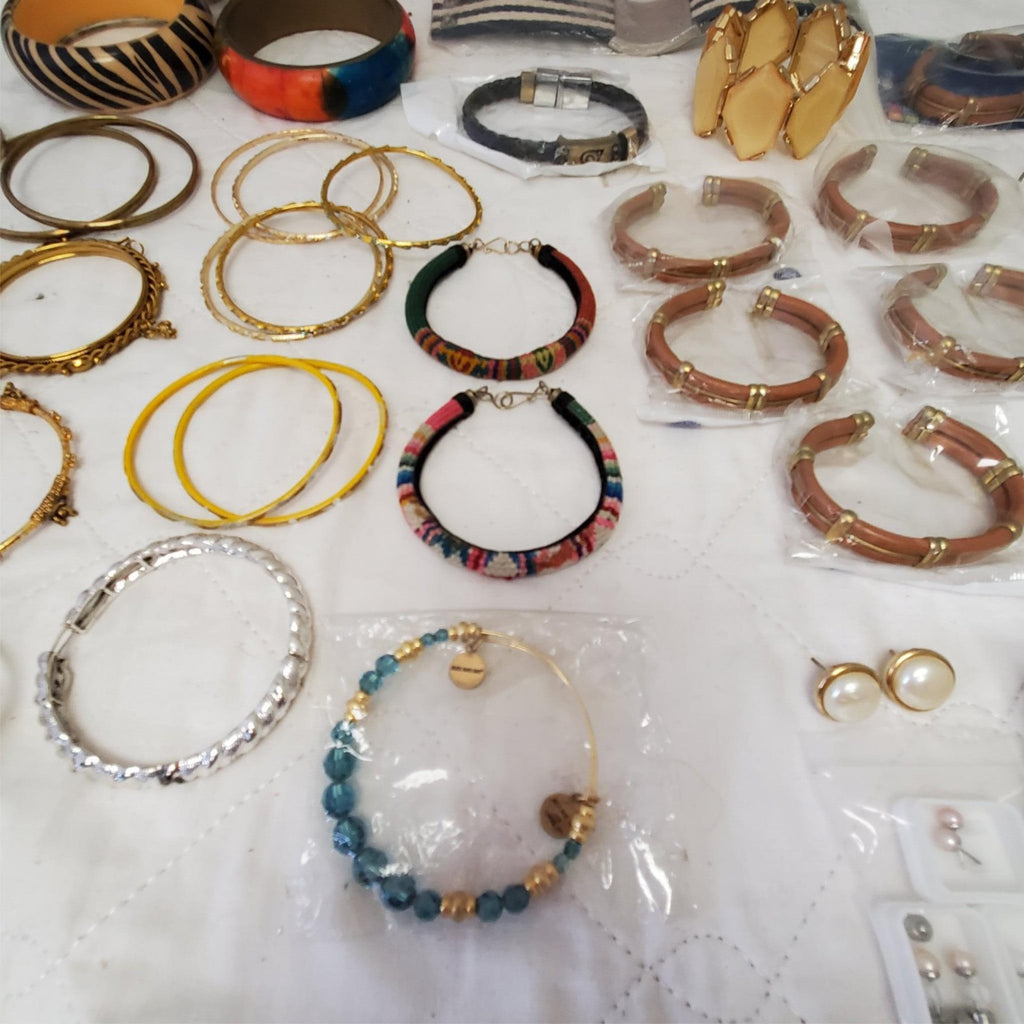 Lot of Assorted Various Bangles, Ear Rings & Bracelet LOT-8