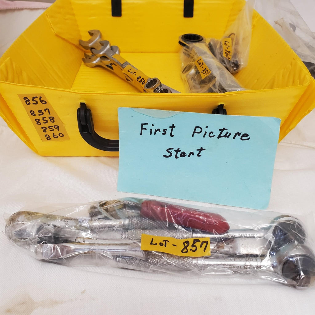 Lot of 6 Assorted Ratcheting Socket Wrenches LOT-857