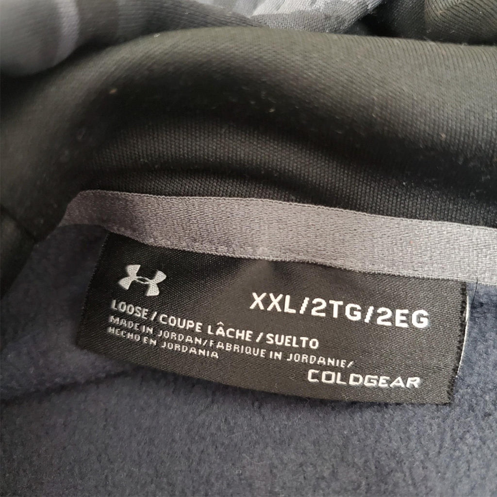 Under Armour ColdGear XXL Loose Fit Black Camo Pullover Hoodie