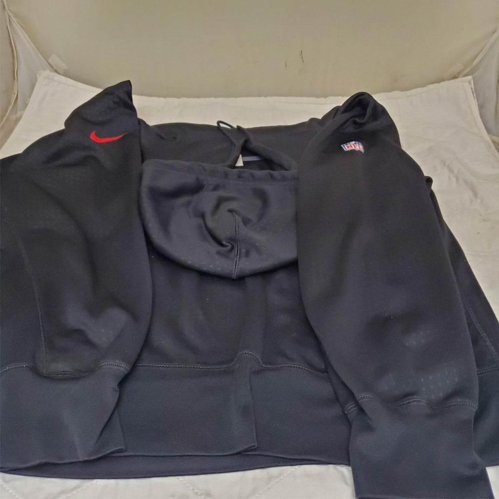 Nike Mens XXL Therma Fit NFL Onfield Apparel Black Pullover