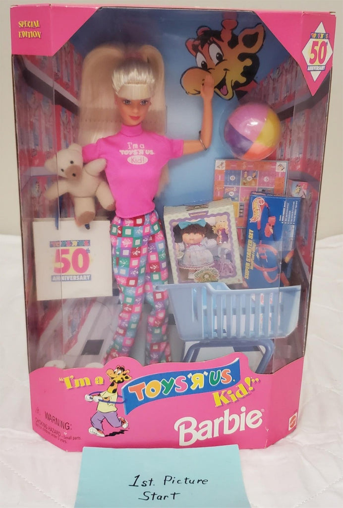 1997 I’m a Toys R Us Kid Barbie Doll 50th Anniversary Mattel #18895