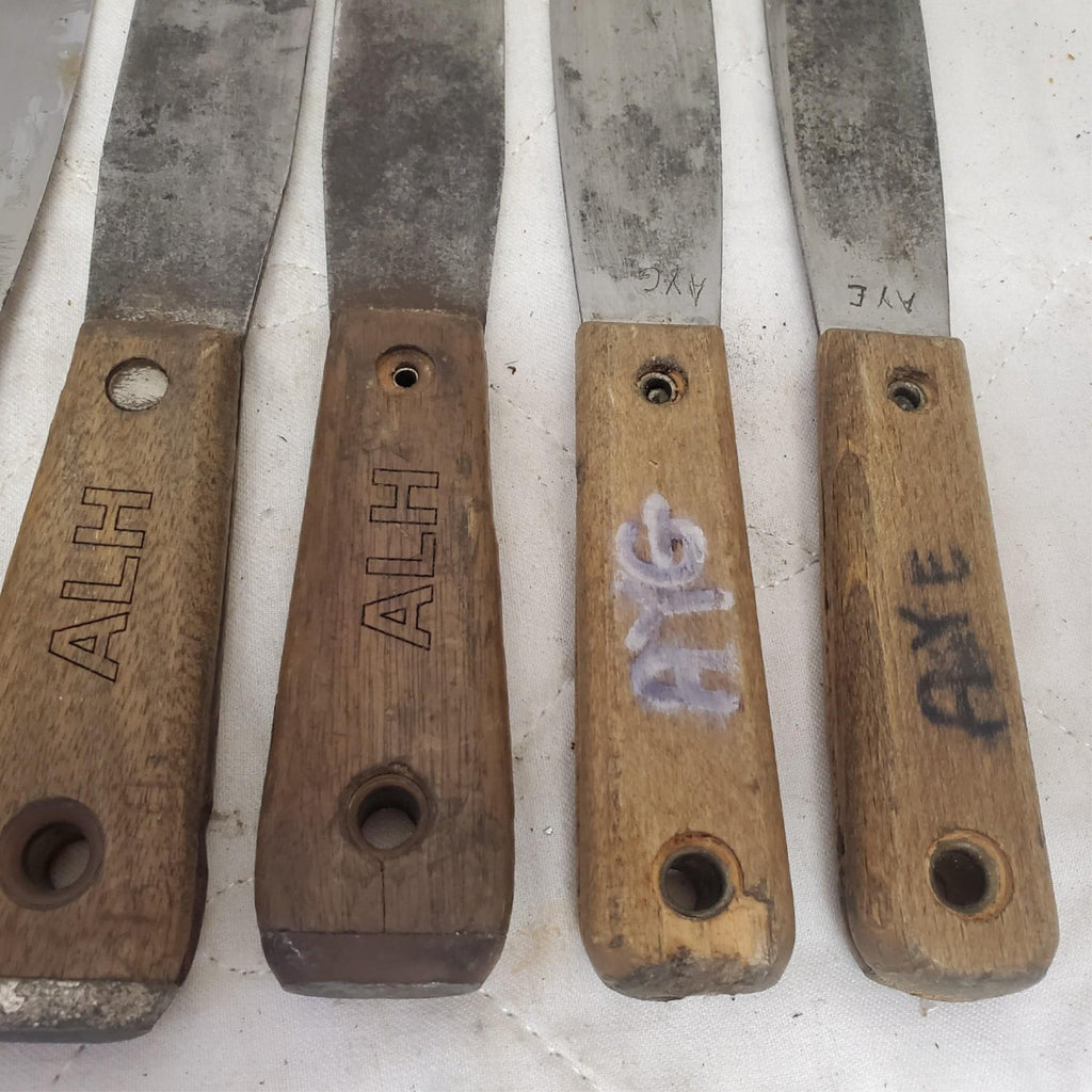 Lot of 13 Putty Knife Knives Gasket Scraper & Skin Wedge LOT-928