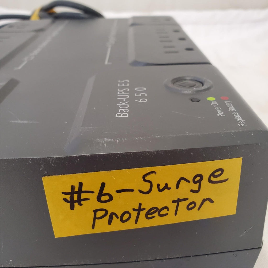 APC Back Up UPS ES 650 120V BE650R Surge Protected #6 (NO BATTERY INCLUDED)