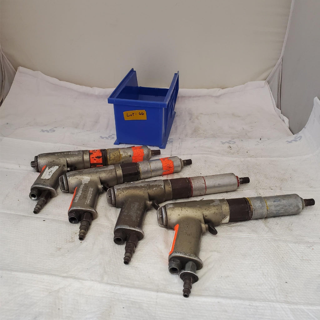 Lot of 4 Celco & Other Brand Pneumatic Screwdriver #66