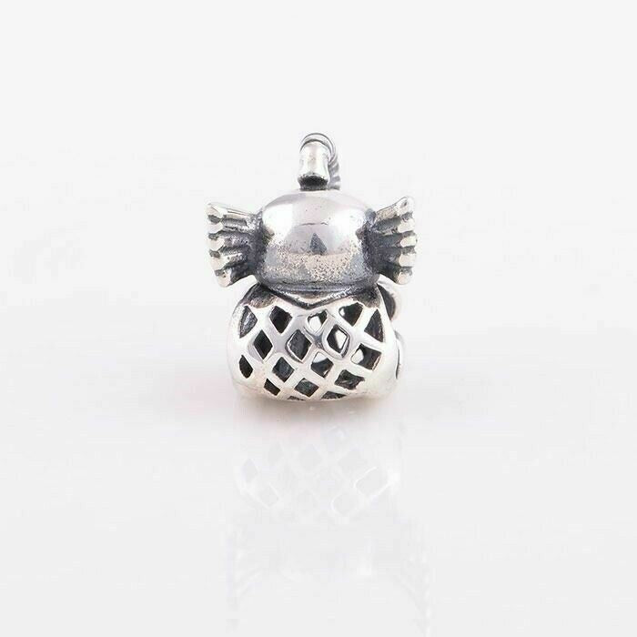 Openwork Elephant Sterling Silver European Charm