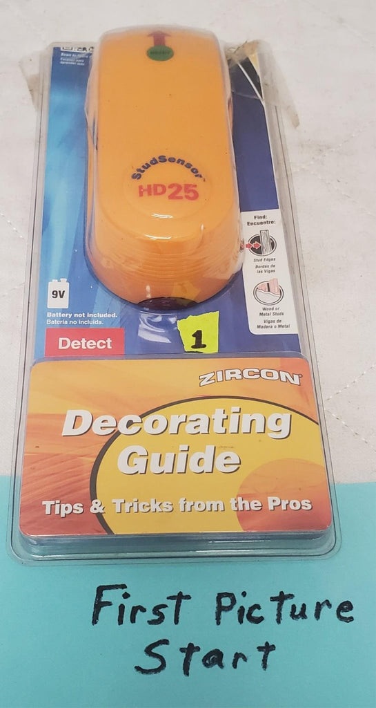 Zircon StudSensor HD25 Stud Finder Decorating Guide #1