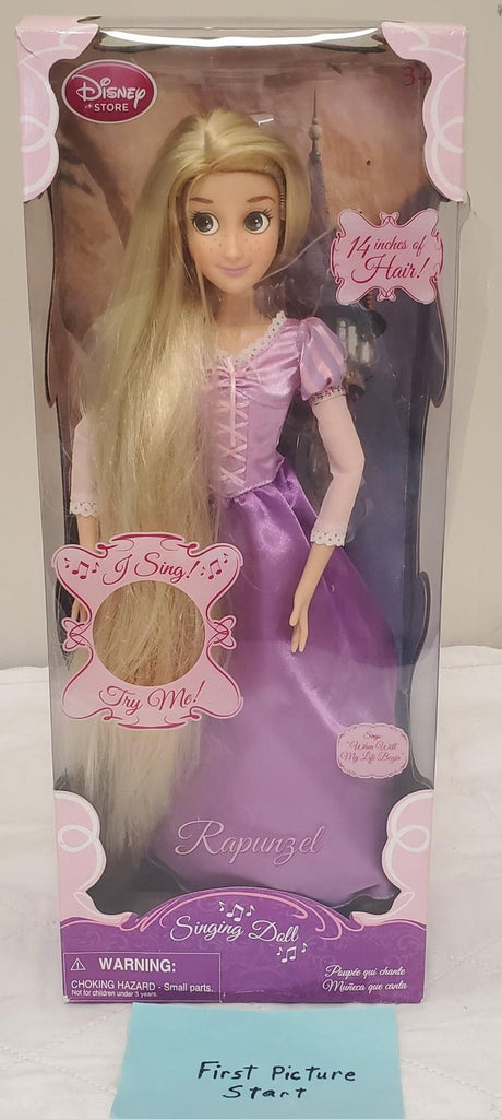 Disney Store Princess Rapunzel Singing Doll