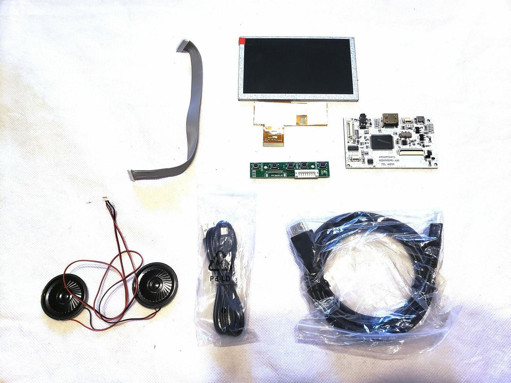 5 in 800x480 LCD Display + HDMI VGA Control Driver Board Raspberry Pi Kit