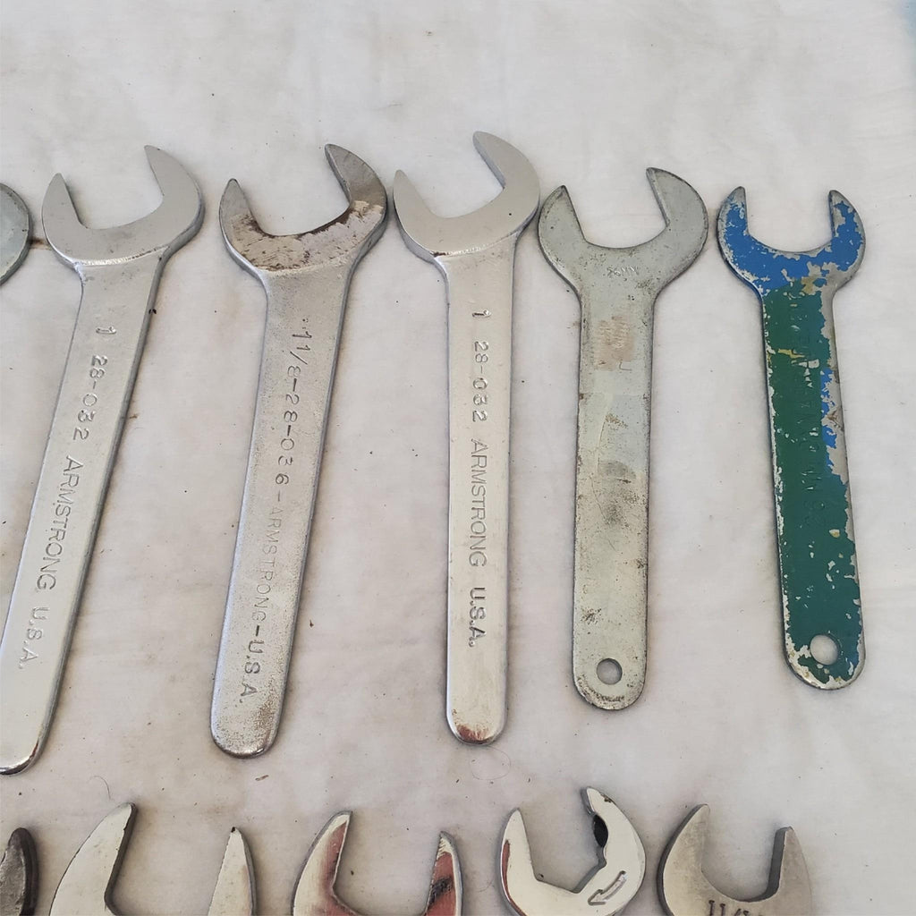 Lot of 20 Various Brand Assorted Size Wrenches Hand Tools LOT 360