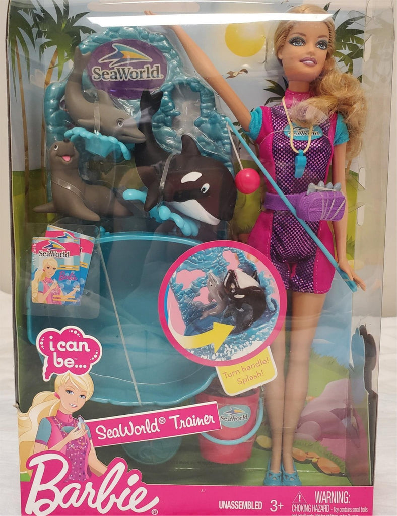 2009 Barbie I Can Be SeaWorld Trainer Doll Mattel Career Series