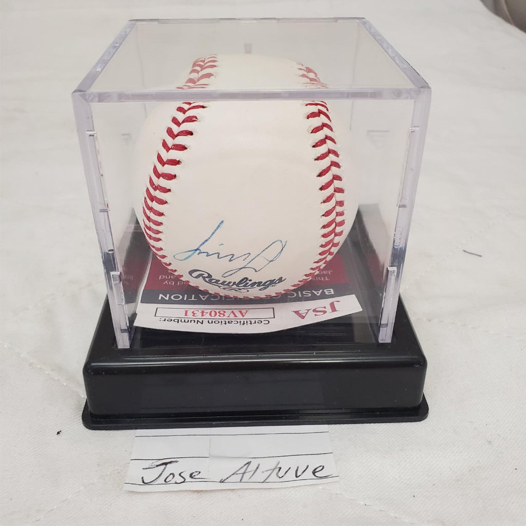  JSA Certificate Jose Altuve Signed Baseball