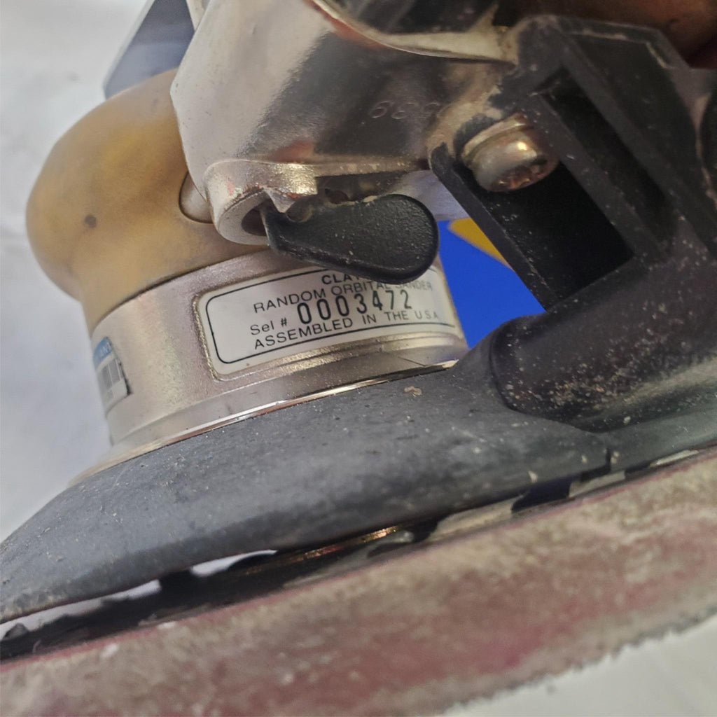 Clayton Pneumatic Jitterbug Random Orbit Air Palm Sander LOT-74