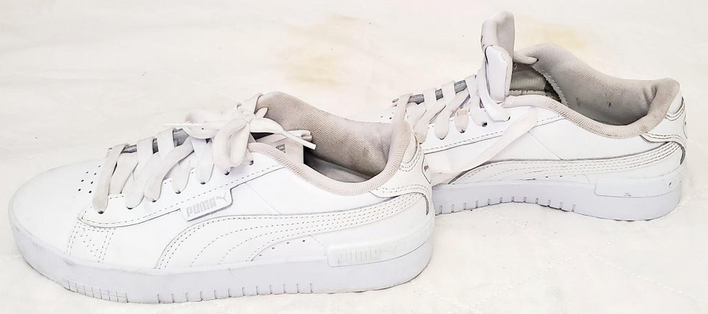 Puma Junior Jada 381990-02 White Silver Casual Shoes