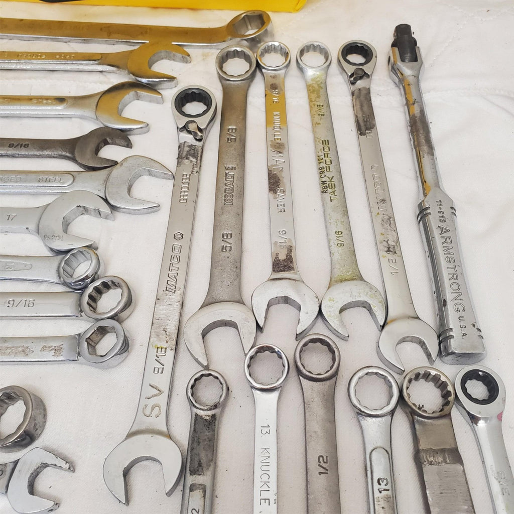 Lot of Assorted Matco, Kobalt, Armstrong and more Wrenches Set LOT-356