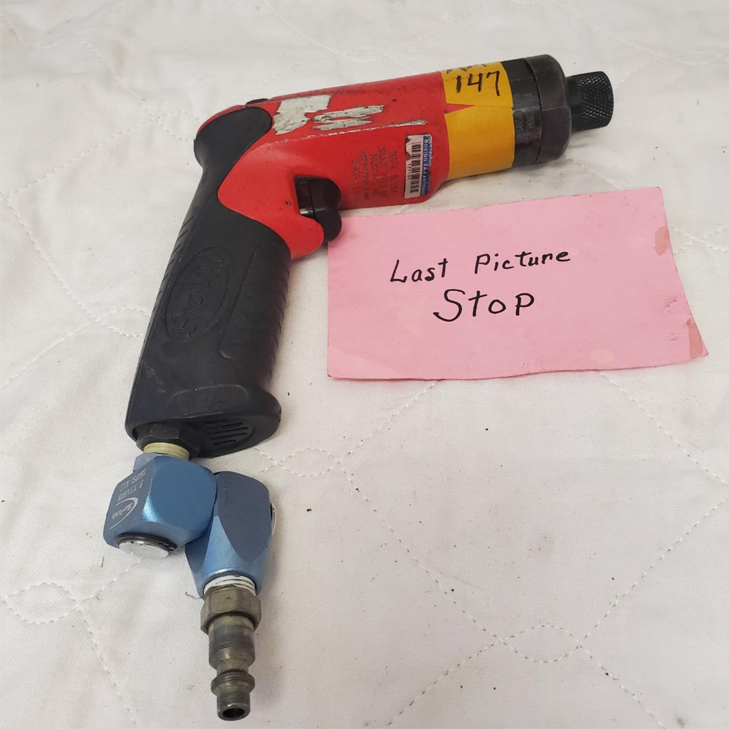 Sioux Torque Clutch Screwdriver with Blue point AIR Hose Swivel Connector AM147