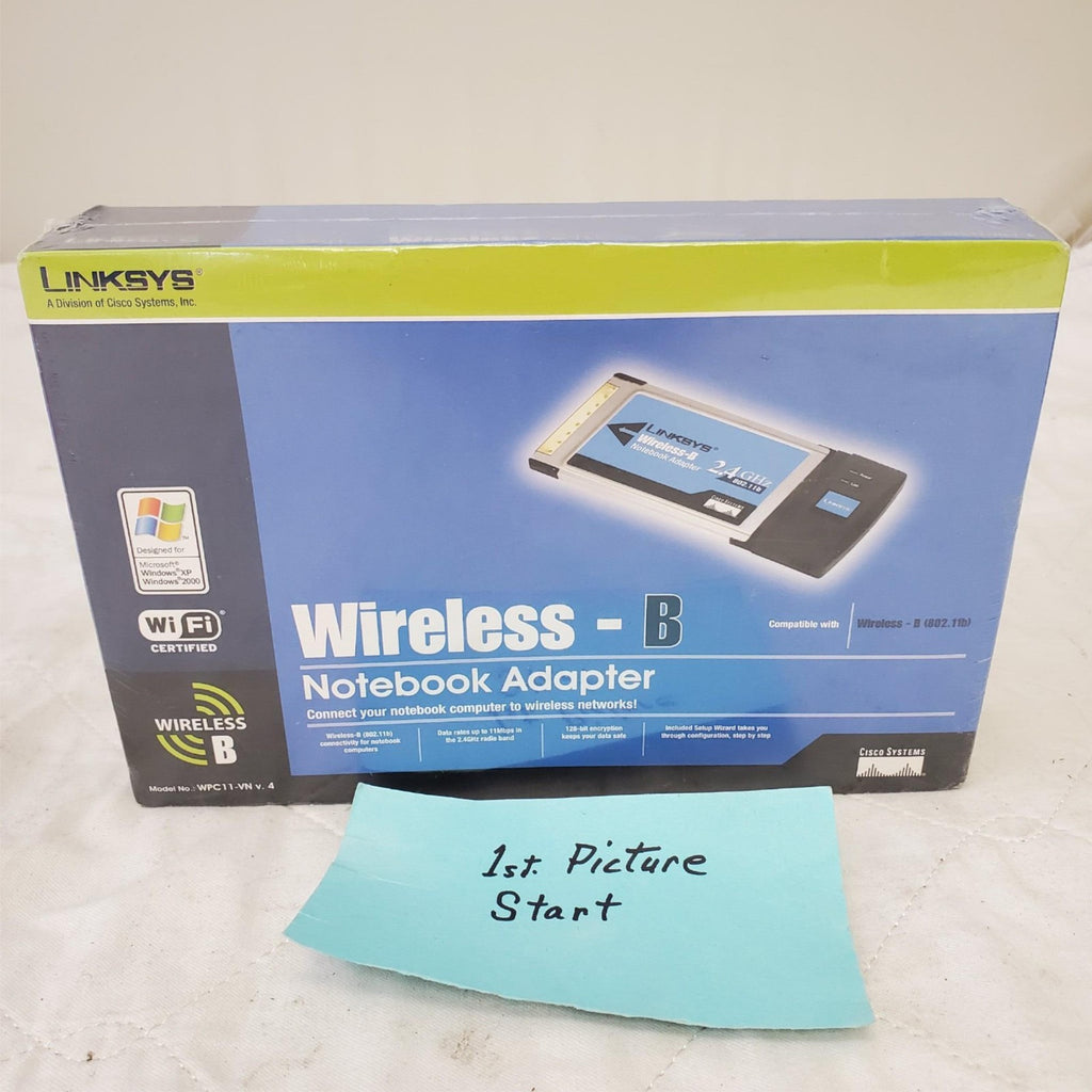 Linksys Wireless B Notebook Adapter 2.4GHz Model WPC11 v.4 