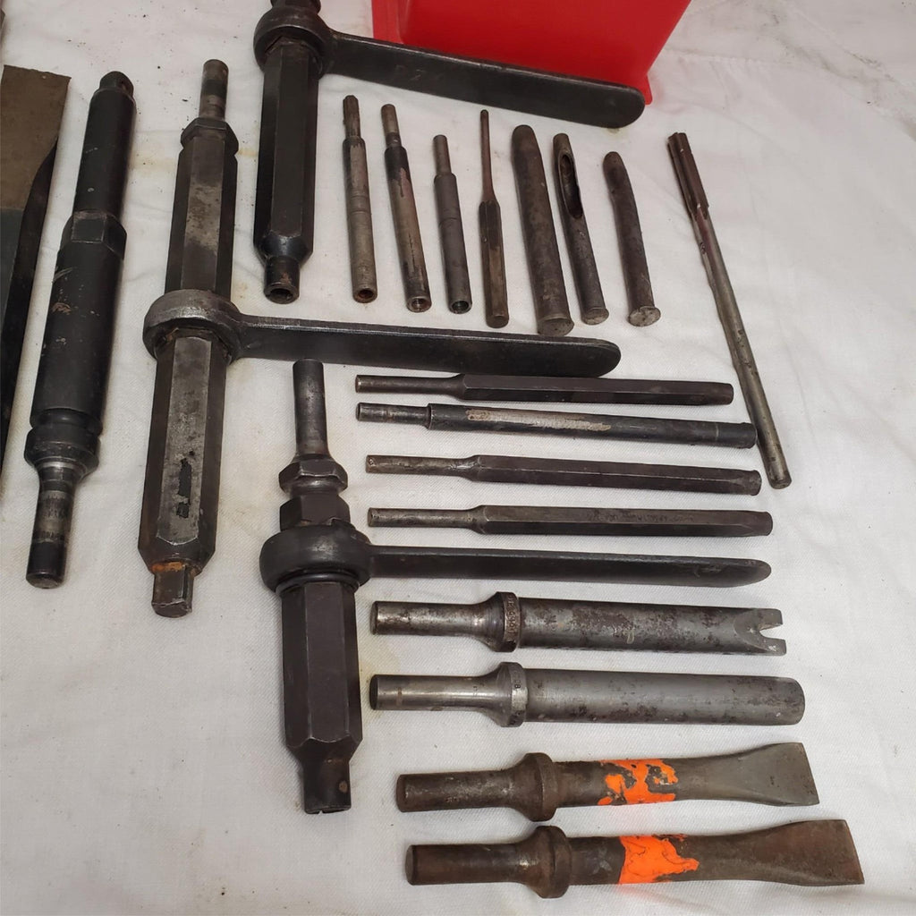 Assorted Chisel Punch and Drill Drift Tools LOT-534