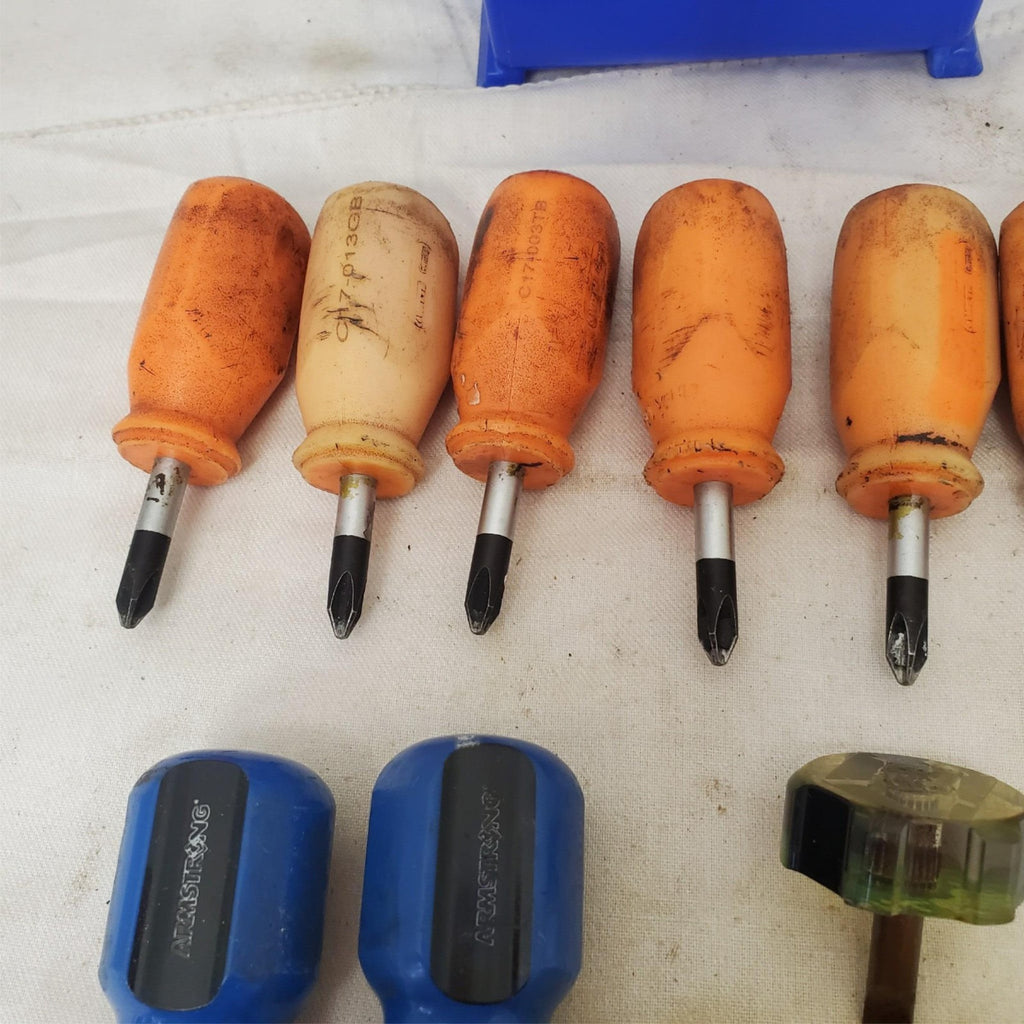 Lot of 19 Assorted Matco, Armstrong and Snap-on Stubby Screwdriver LOT-125