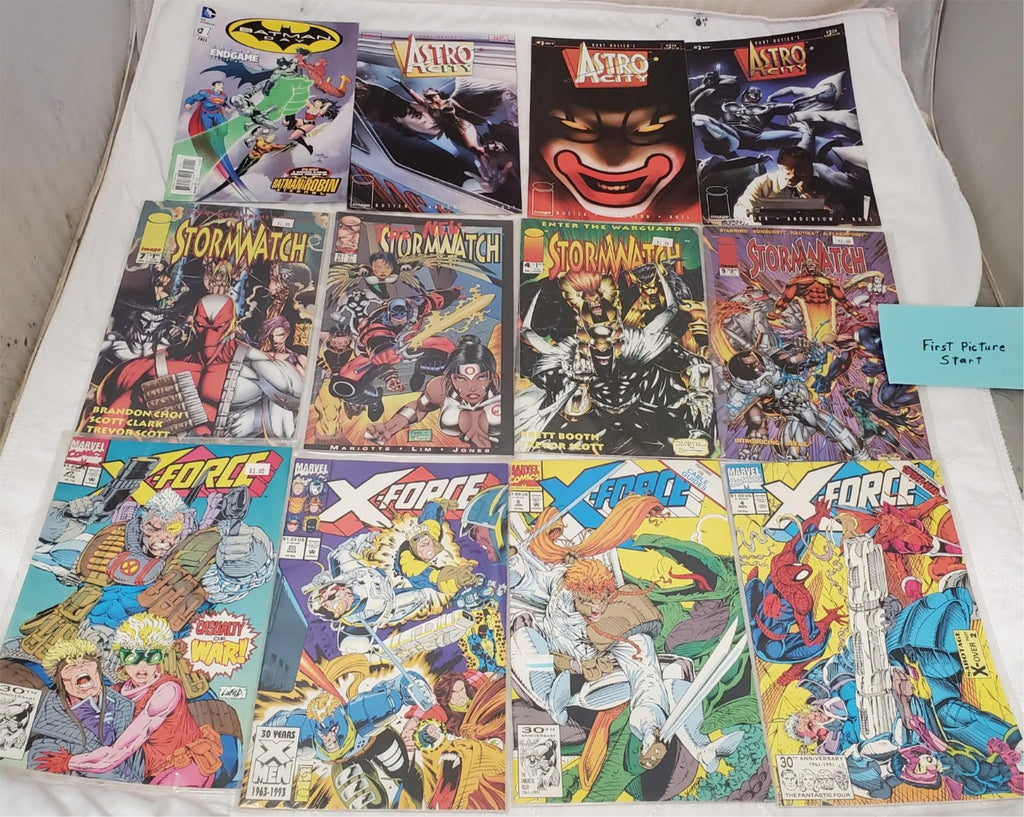 Lot of 12 Assoretd DC Batman Astrocity StormWatch & Marvel XForce Comic Books #4