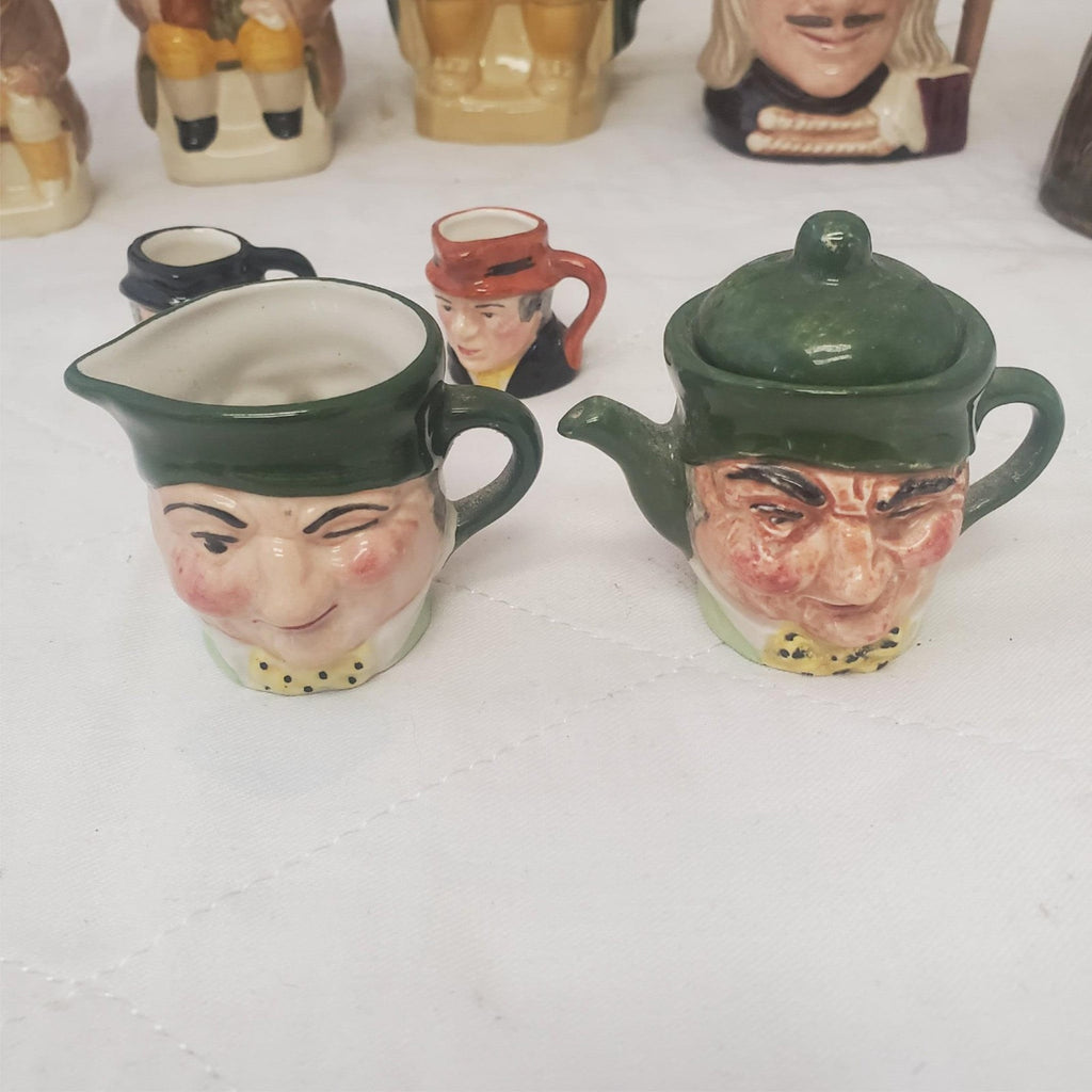Assorted Toby Jug & Royal Doulton Aramis Three Musketeers Ceramic Cups 