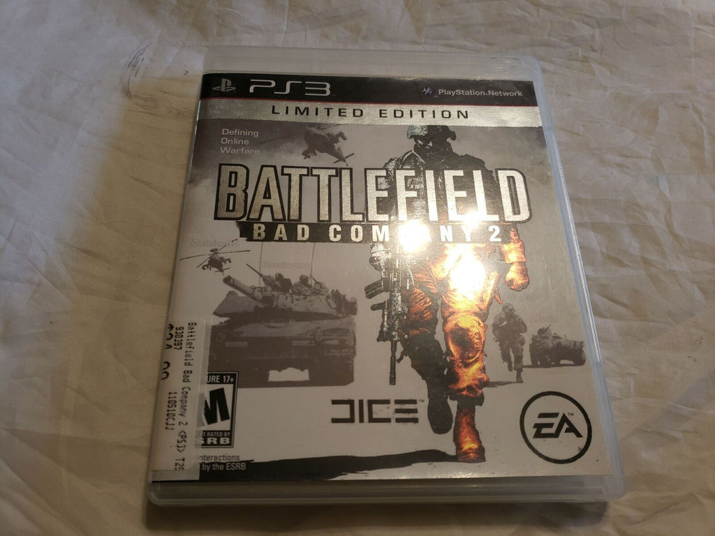 Battlefield Bad Company 2 Limited Edition Sony Playstation3 2010 EA Blu-ray Disc