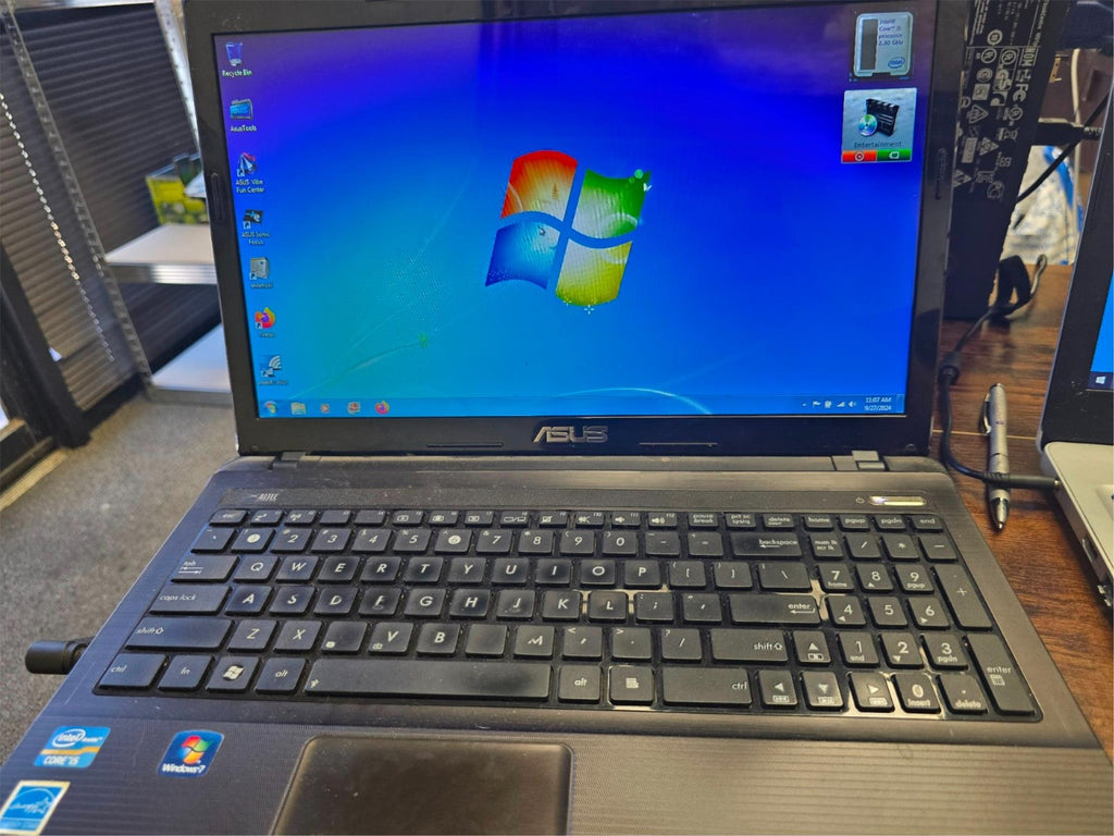 Asus Notebook K53E Series Intel Core i5-2410M 2.30GHz 4GB RAM Laptop