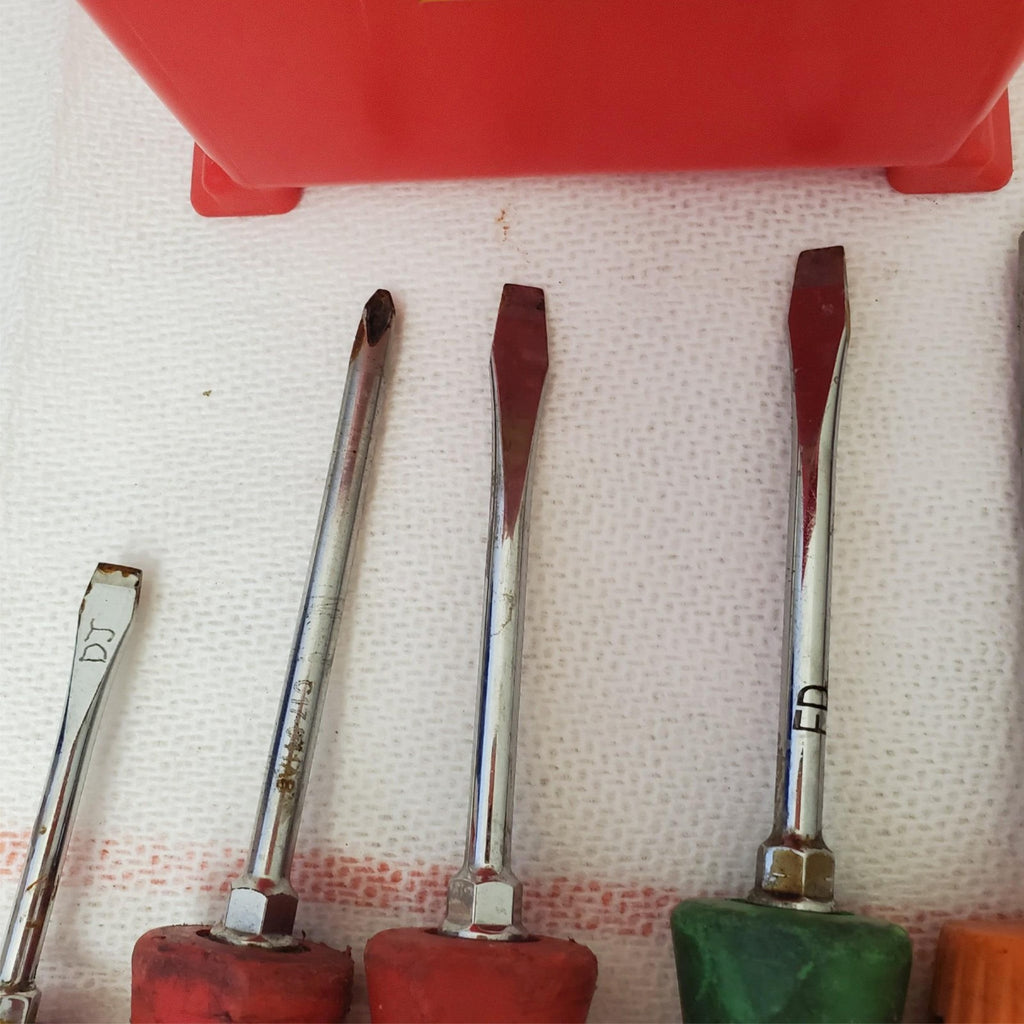 Lot of 6 Snap onSoft Grip Combination Screwdriver Set LOT-659